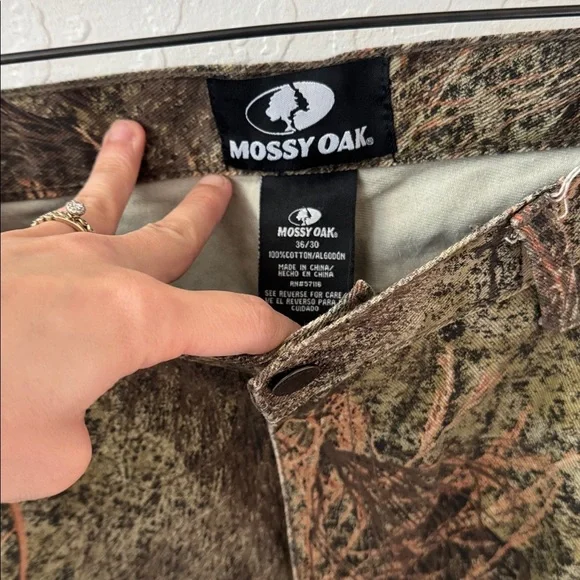 Mossy Oak Camo Hunting Streetwear Pants 36x30 100% cotton - Picture 2 of 4